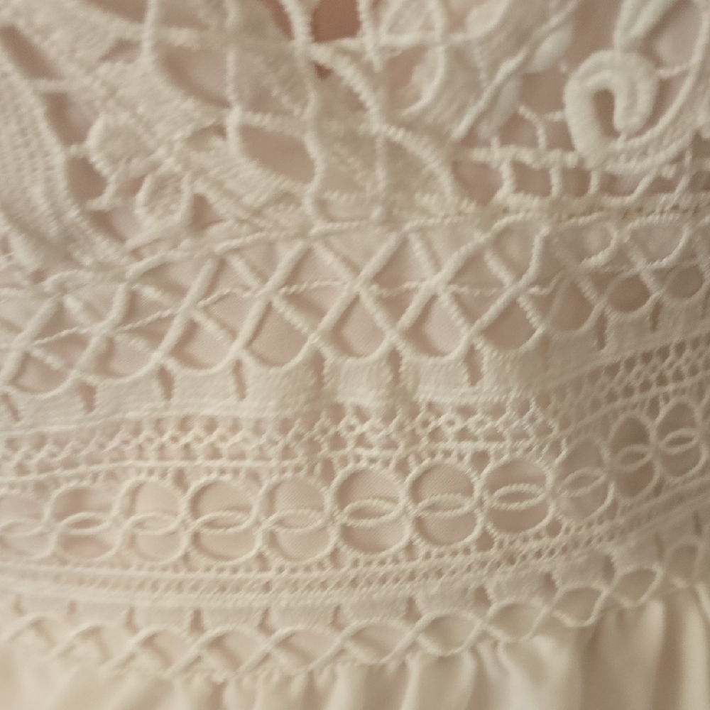 Wish Ivory Lace Mini Dress - Picture 6 of 6